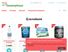 Tablet Screenshot of kempingmotyo.hu